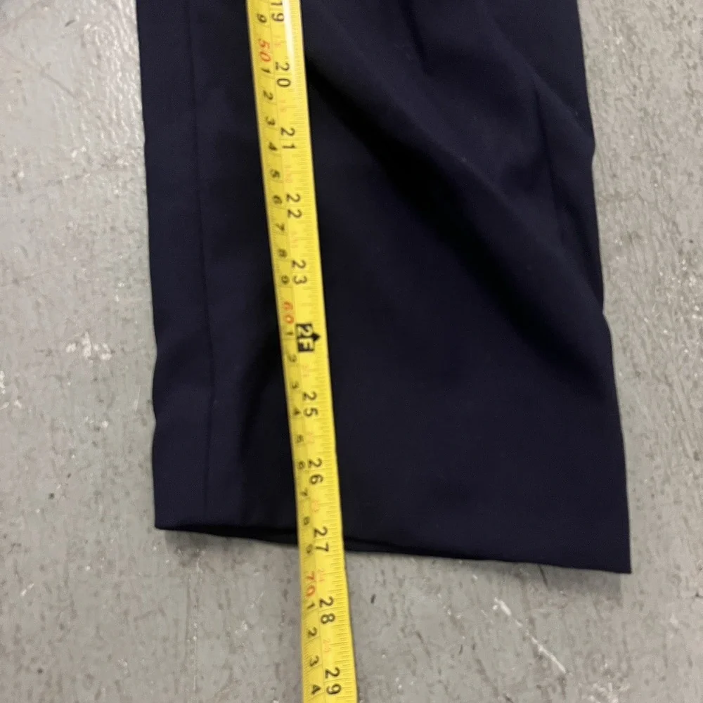 Burberrys Navy Blue 100% Wool Blazer Gold Crest Buttons 2 Button Jacket‎ 44R–46R